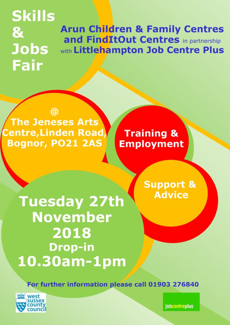 CANCELLED Skills and Job Fair Bognor Regis Town Council